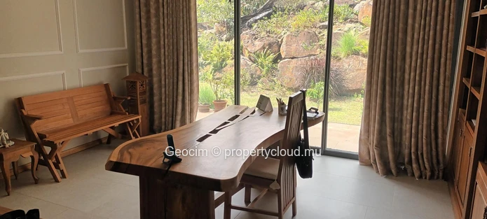 Petite Rivière Noire Domaine de Palmyre Balinese-inspired furnished 3 bedrooms house. Office. Meditation room. Pool. ... (Sole Mandate)