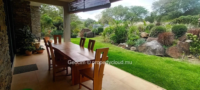 Petite Rivière Noire Domaine de Palmyre Balinese-inspired furnished 3 bedrooms house. Office. Meditation room. Pool. ... (Sole Mandate)